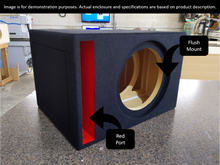 Load image into Gallery viewer, Stage 2 Ported Enclosure for Single JL Audio 13W7AE-D1.5